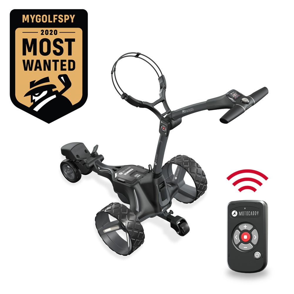 MotoCaddy M7 Remote GPS Electric Caddy Push Golf Cart w/ULTRA Lithium Battery