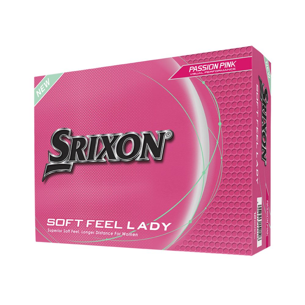 Srixon Ladies Soft Feel 14 Passion Pink Golf Balls