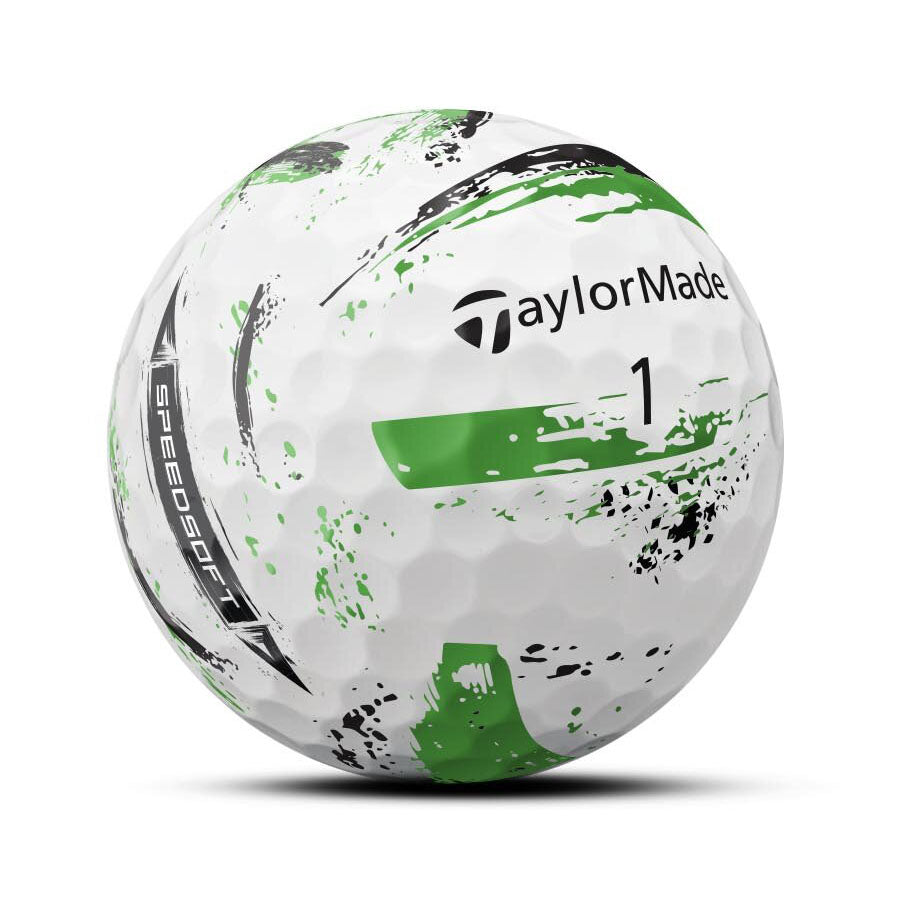 TaylorMade 2024 SpeedSoft Ink Green Golf Balls (1 Dozen)